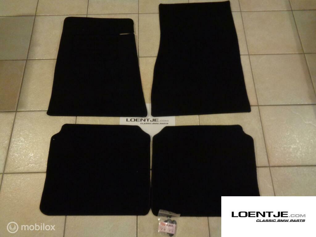 Zwart velours automatten set BMW e9 cs csi 2500 2800 3.0, Autos : Pièces & Accessoires, Habitacle & Garnissage, Enlèvement ou Envoi