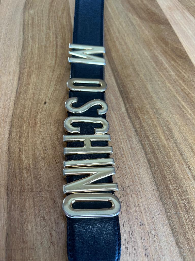 MOSHINO dames riem, 80 tot 90 cm, 3 tot 5 cm, Tailleriem, Zo goed als nieuw