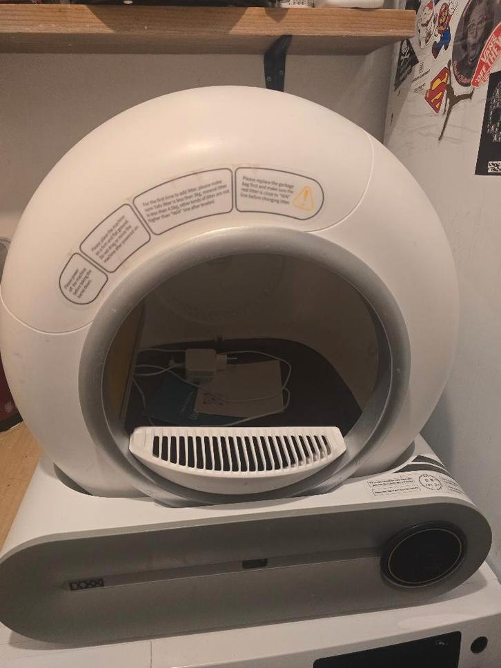 Automatische kattenbak, Animaux & Accessoires, Bacs à litière, Utilisé, Ouvert, Enlèvement