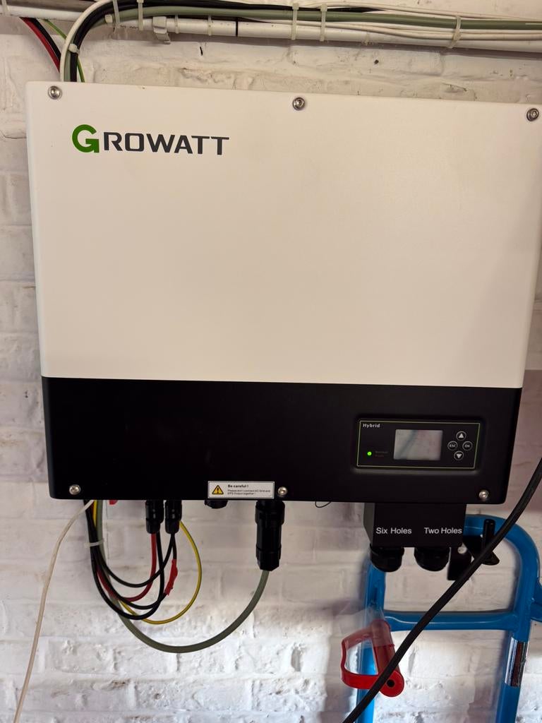 Growatt SPH 4000 hybrid inverter, Enlèvement, Comme neuf