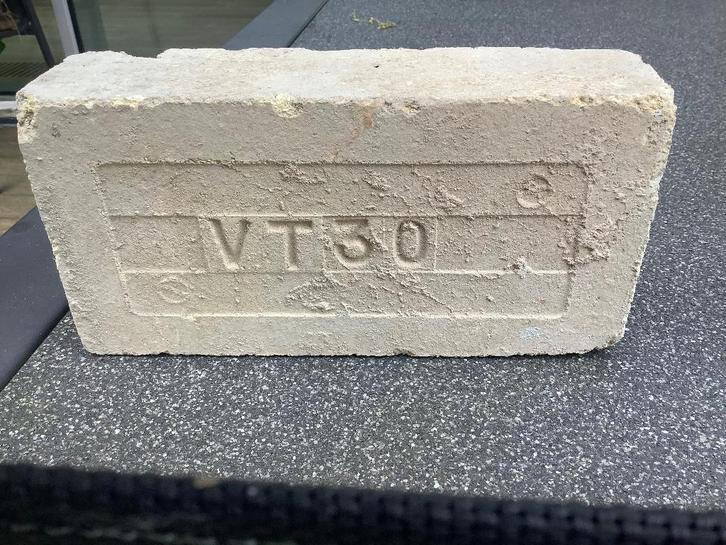 Te koop partij vuurvaste stenen VT30, Doe-het-zelf en Bouw, Metselstenen, Gebruikt, Overige typen, Ophalen