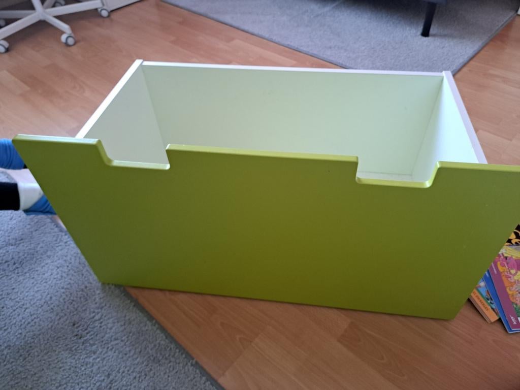 Schuif speelgoedkist ikea groen, Enlèvement