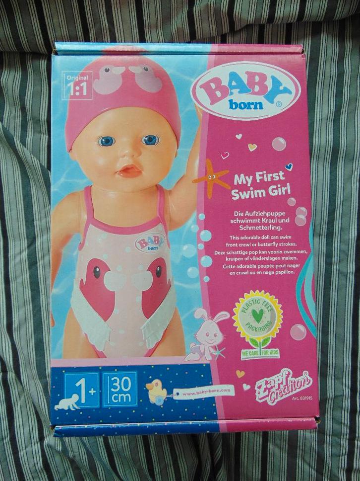 BABY born My First Swim Girl(30 cm) Nieuw in de doos., Kinderen en Baby's, Speelgoed | Poppen, Nieuw, Babypop, Ophalen of Verzenden