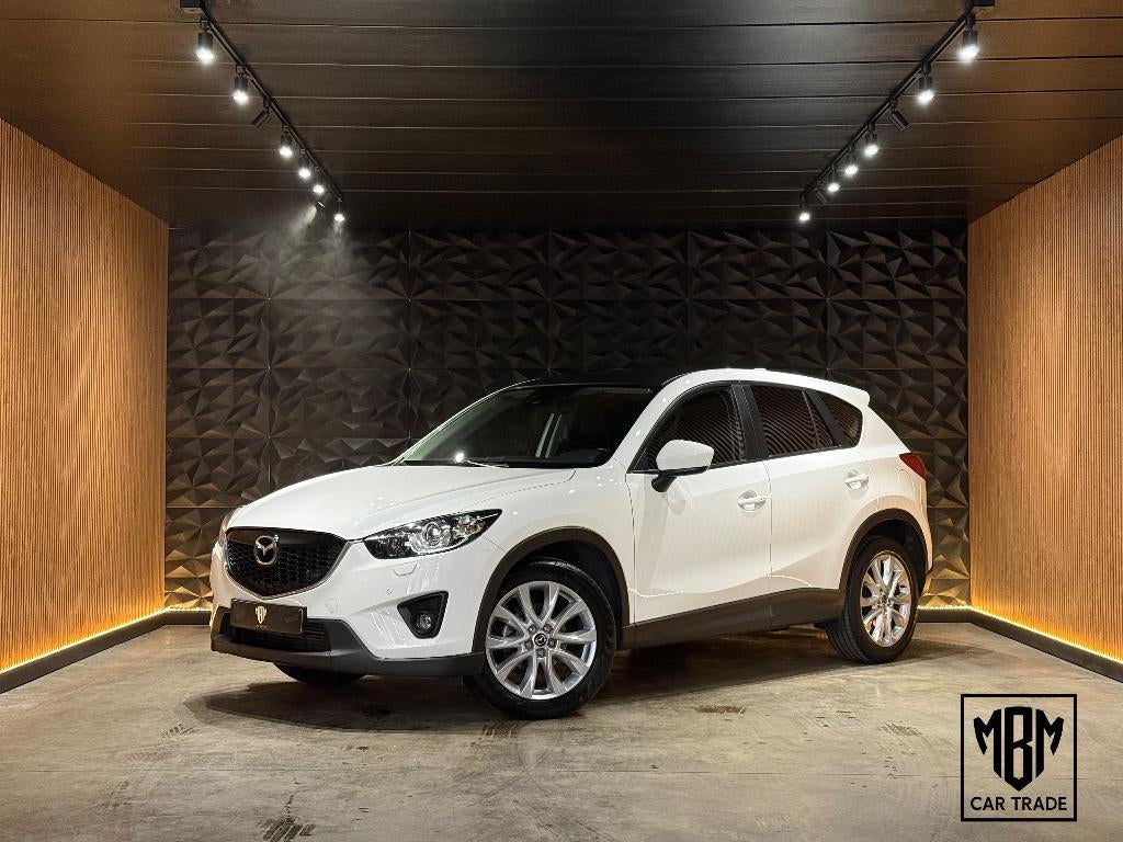 ✅Mazda CX-5 2.2 D 4WD GARANTIE Memory Navi Leer LaneA Camera, Auto's, Mazda, 4 cilinders, 2191 cc, Wit, Bedrijf