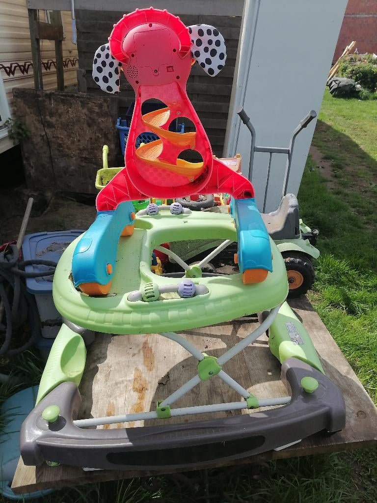 kinderen buitenspeelgoed en looprekje, Ophalen, Gebruikt