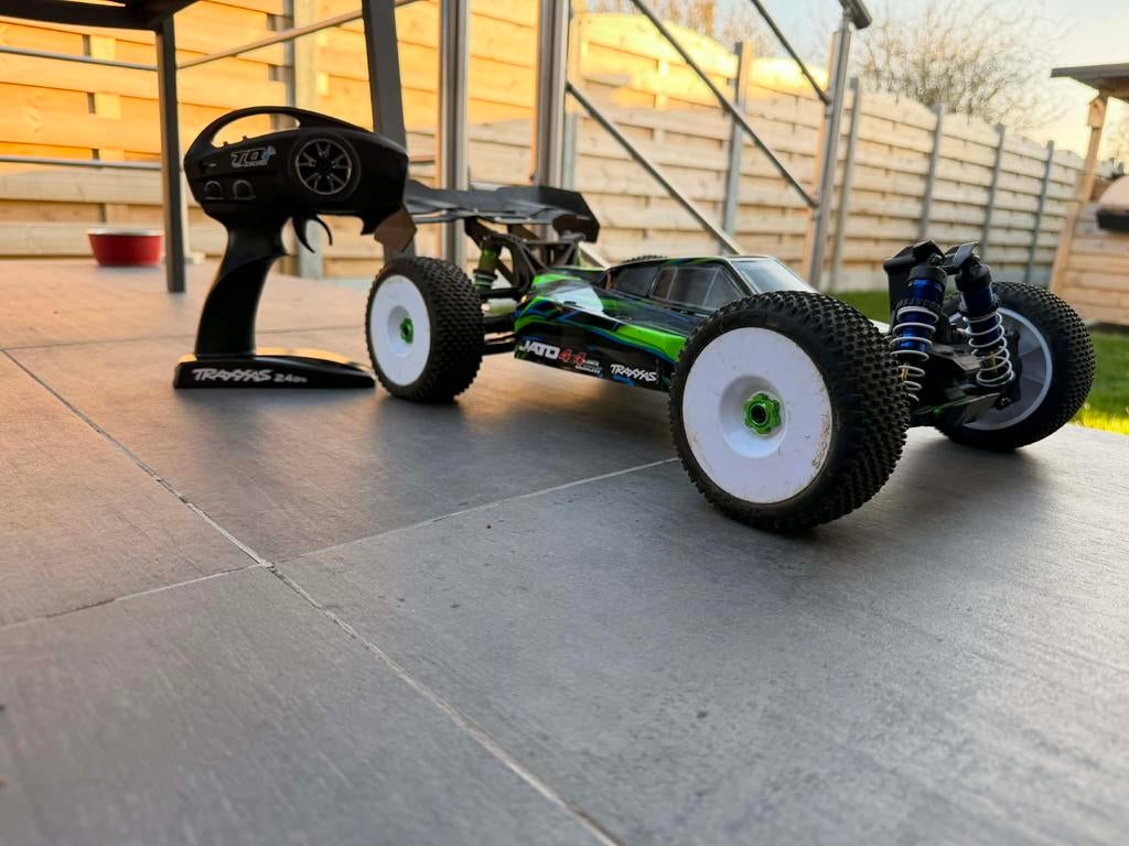 Traxxas Jato 4X4 VXL 4S Buggy Green, Enlèvement, Utilisé