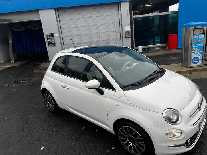 fiat 500 dolcevita een leuke Italiaan met snufjes hybride, Auto's, Fiat, Bedrijf, Te koop, ABS, Airbags, Airconditioning, Apple Carplay