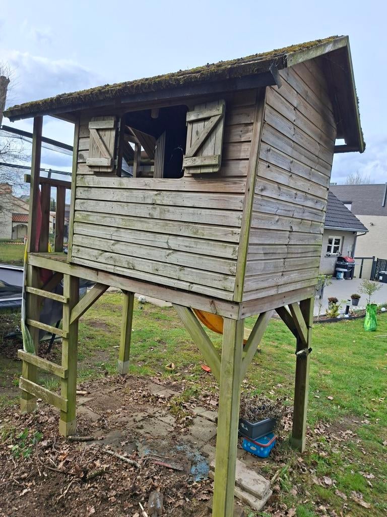 Gratis zelf af te breken dak moet wel vernieuwd worden, Ophalen, Gebruikt, Hout