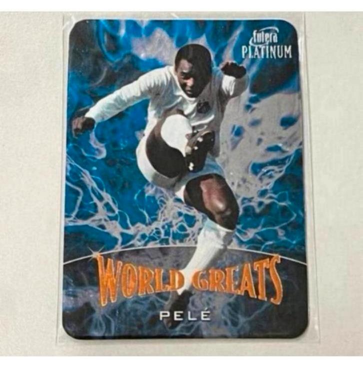 Carte football PELE Futera Platinum WORLD GREATS 1318-2000, Collections, Articles de Sport & Football, Neuf, Cartes de joueur