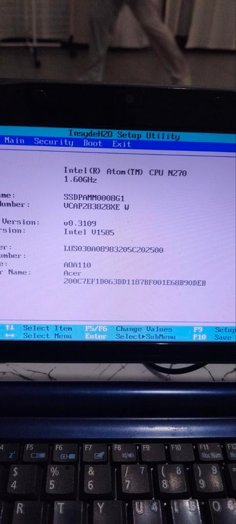 Ancien PC acer Aspire one mini ZG5, Computers en Software, Windows Laptops