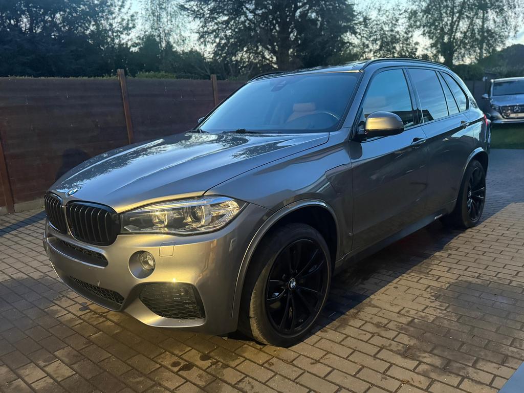 BMW X5 Xdrive 40e M Sport*Mega Full*Headup*pano*Softclose…, Automaat, X5, Blauw, Alcantara