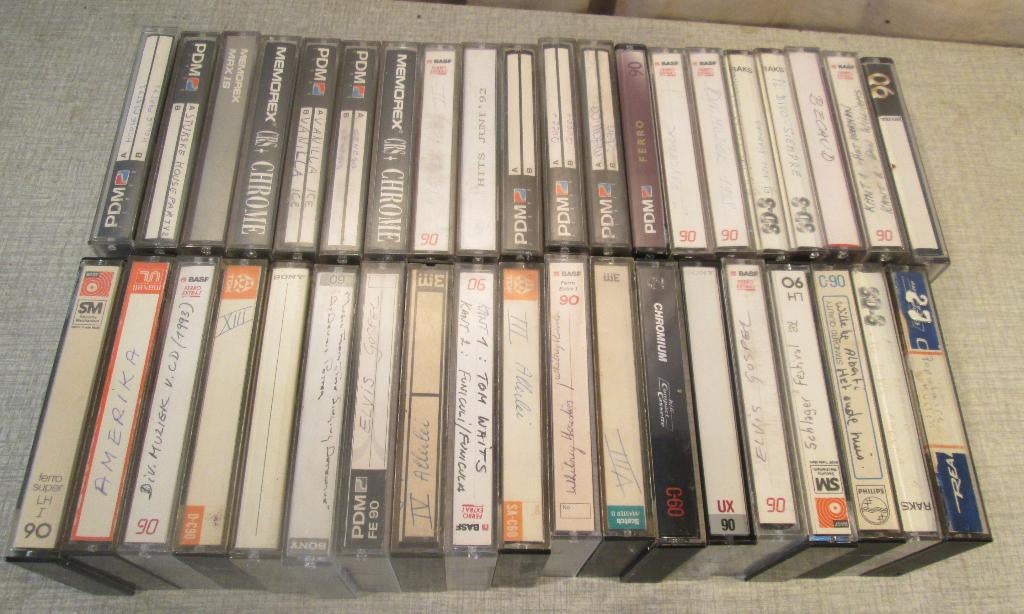 39 cassettes préécoutées, CD & DVD, Cassettes audio, Enlèvement ou Envoi, Comme neuf, 26 cassettes audio ou plus, Pré-enregistrées