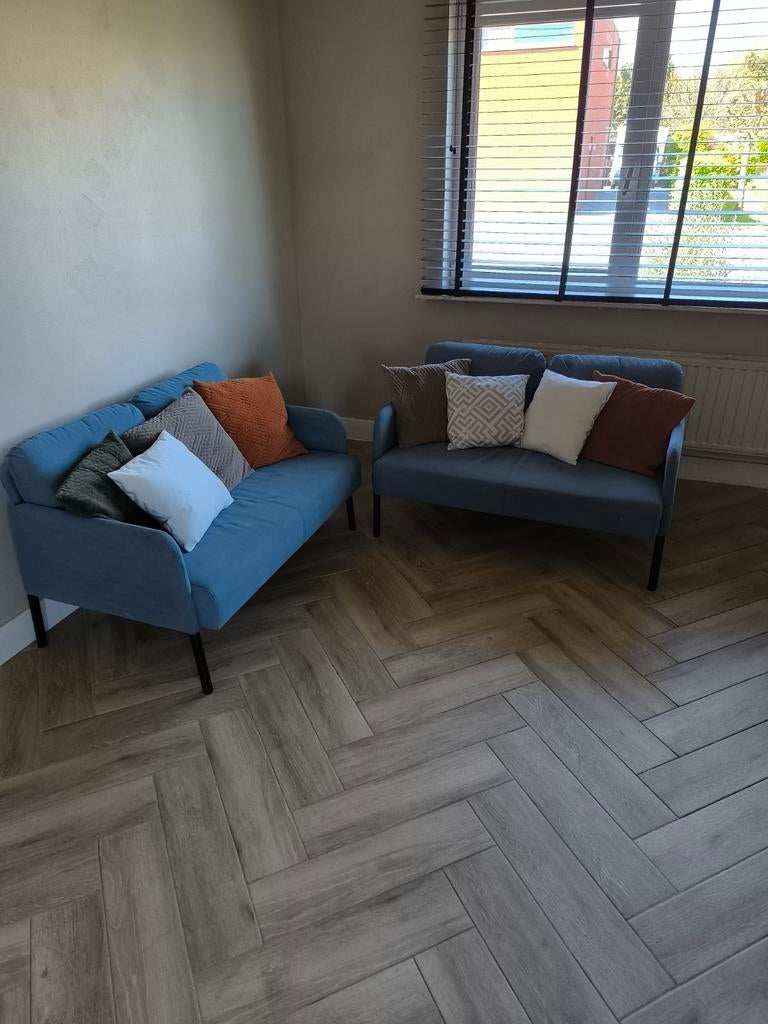 2 Ikea zetels glostad 2-zitbank, Huis en Inrichting, Zetels | Zetels, Ophalen, Gebruikt