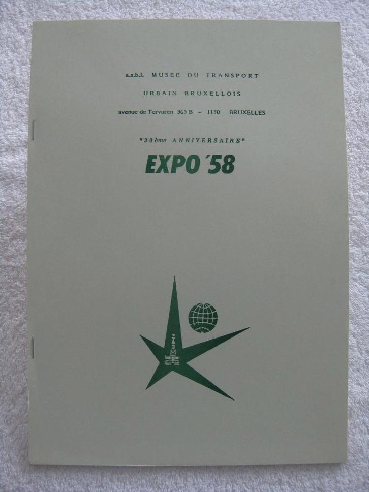 Expo 58 – STIB MIVB – MTUB - 1988, Collections, Trains & Trams, Tram, Enlèvement ou Envoi