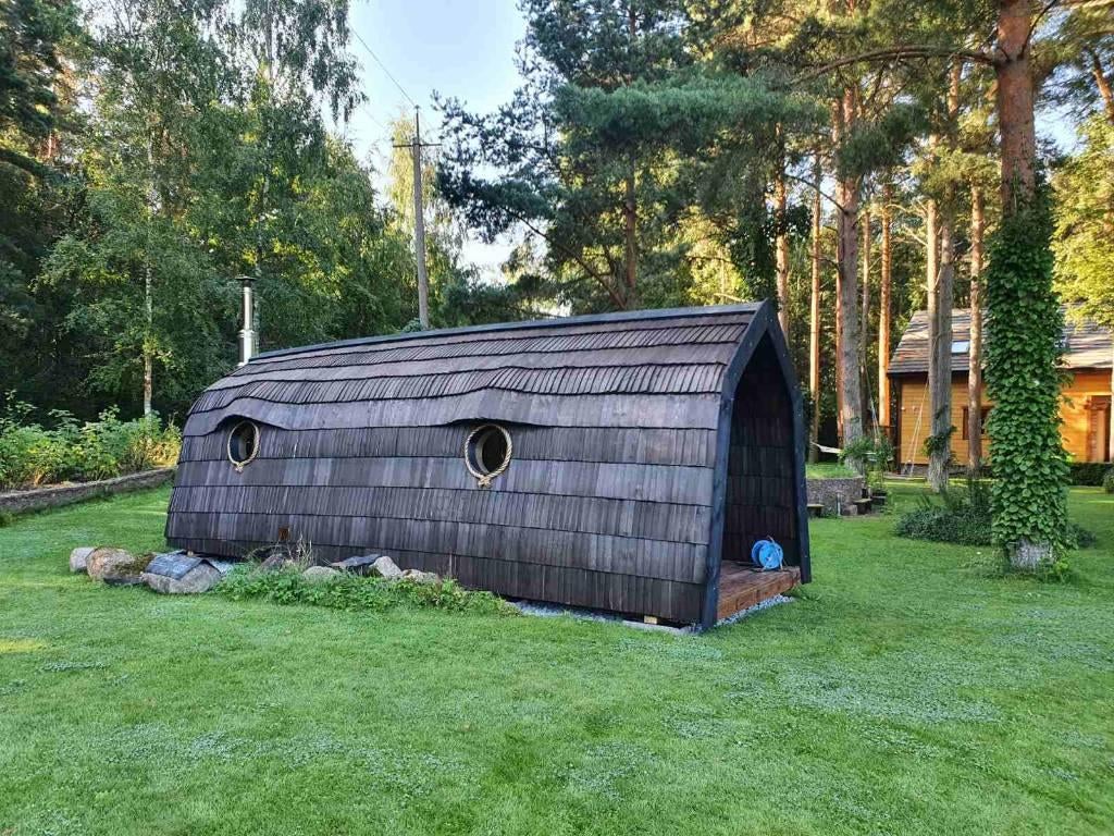 Modulaire sauna “Boathouse”, Jardin & Terrasse, Abris de jardin, Enlèvement ou Envoi, 2 fenêtres, 500 cm ou plus, Autres types