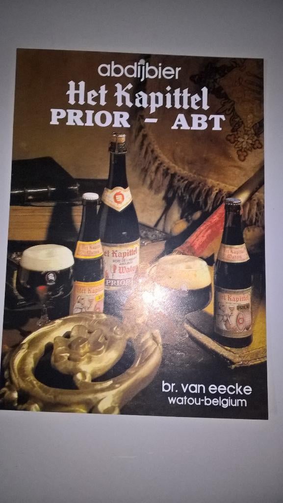 cafè pancarte Abdijbier Het Kapittel Watou, Verzamelen, Biermerken, Ophalen of Verzenden