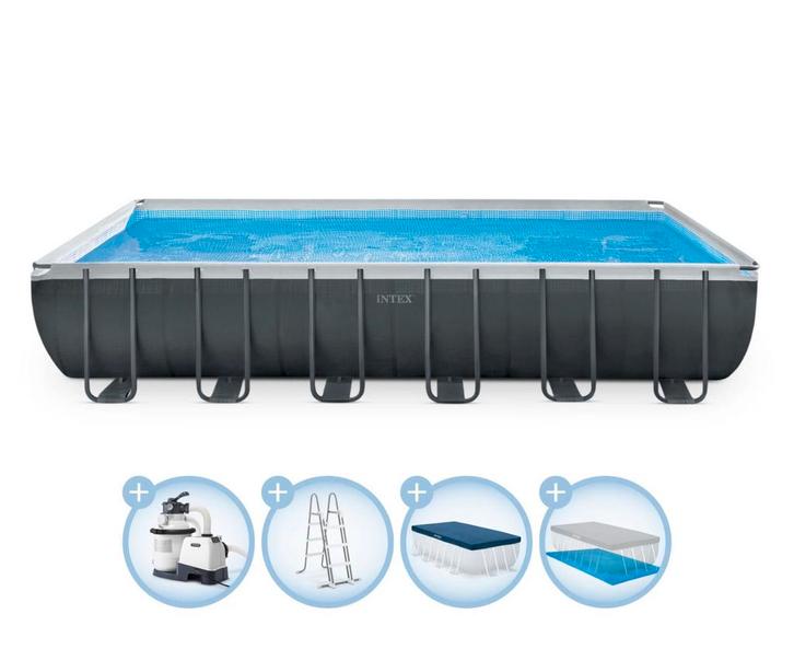 Nieuw in doos Intex Ultra XTR Frame Rectangular 732 x 366, Tuin en Terras, Zwembaden, Nieuw, Opzetzwembad, 120 cm of meer, 400 cm of meer