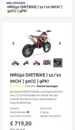 Nrg50 dirtbike, Ophalen, Dirtbike