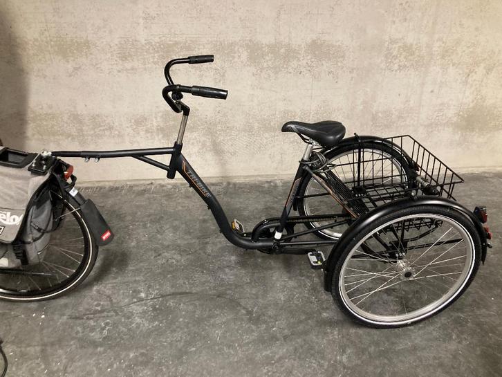 aanhang fiets voor volwassenen, Fietsen en Brommers, Fietsen | Driewielfietsen, Zo goed als nieuw, Ophalen