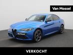 Alfa Romeo Giulia 2.0 TB 280 Q4 Competizione, Auto's, Automaat, Gebruikt, 4 cilinders, Blauw