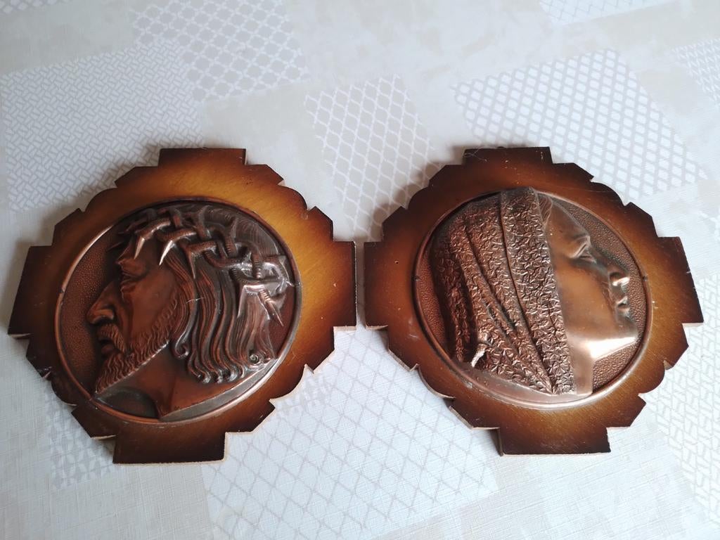 Deux cadres muraux vintage, Enlèvement ou Envoi