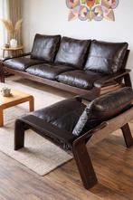 Salon / Zetel 3-delig Vintage Scandinavisch zitgroep, Antiek en Kunst, Ophalen