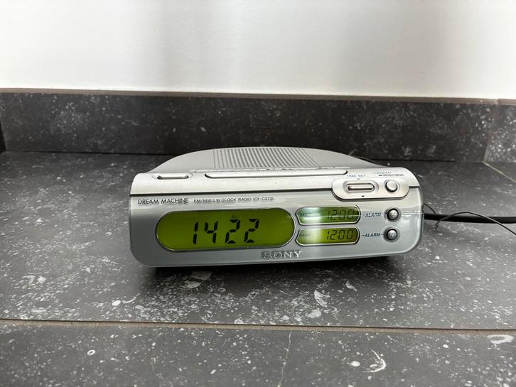 Radio réveil Sony Dream machine, Electroménager, Réveils, Utilisé, Digital, Enlèvement