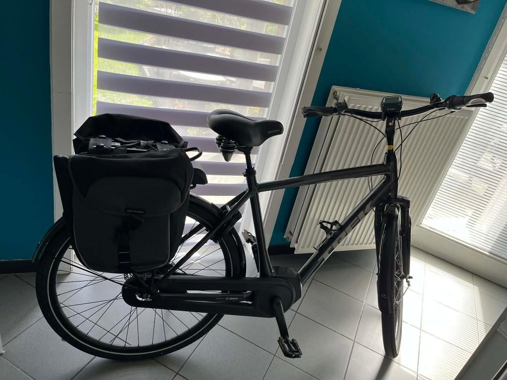 vélo électrique TREK District +4 comme neuf+ batterie, Enlèvement, Comme neuf, 50 km par batterie ou plus, Autres marques