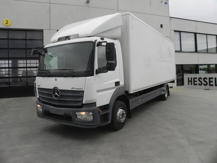 Mercedes-Benz Atego 1218 gesloten kast met laadklep, Auto's, Vrachtwagens, Te koop, Mercedes-Benz, Diesel, Euro 6, Automaat, Wit