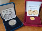 Rubens munten "gouden 50€ en zilveren 10€", Ophalen, Setje, Goud, Goud