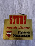 Reclamebord Stubs, Verzamelen, Ophalen of Verzenden, Gebruikt, Reclamebord, Plaat of Schild, Overige merken