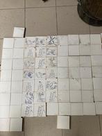 Retro tegels met de hand geschilderd, Maison & Meubles, Enlèvement, Comme neuf