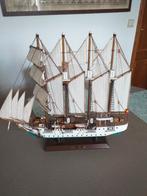 maquette van viermaster zeilschip, Enlèvement, Comme neuf, Voilier, Autres types