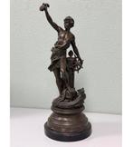 Zeldzaam antiek beeld “Commerce” Charles Octave Levy 1820-99, Antiek en Kunst, Ophalen of Verzenden
