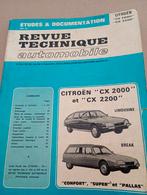 revue technique citroen CX2000 CX2200 essence 1974-1977, Enlèvement ou Envoi