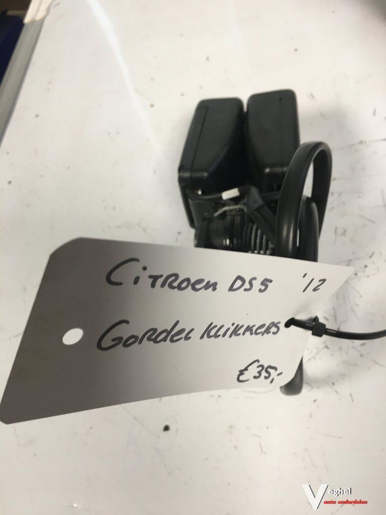 Citroen DS 5 Gordel Gordelklikker Gordel insteek achter dubb, -, Utilisé, -, -