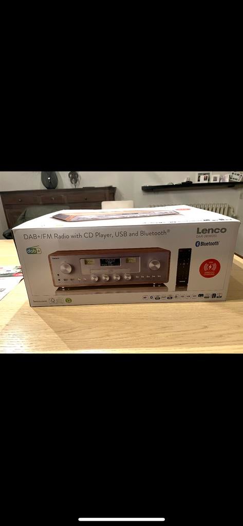 Lenco DAR-281WD DAB+ Radio / CD / Bluetooth – nieuw, Audio, Tv en Foto, Radio's, Nieuw, Radio, Ophalen
