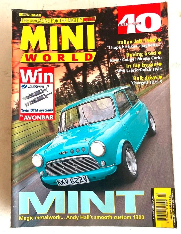 MiniWorld tijdschriften 1999., Livres, Autos | Brochures & Magazines, Utilisé, Enlèvement