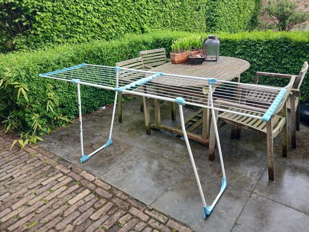 Droogrek gratis, Jardin & Terrasse, Tables de jardin, Enlèvement, Comme neuf, Métal