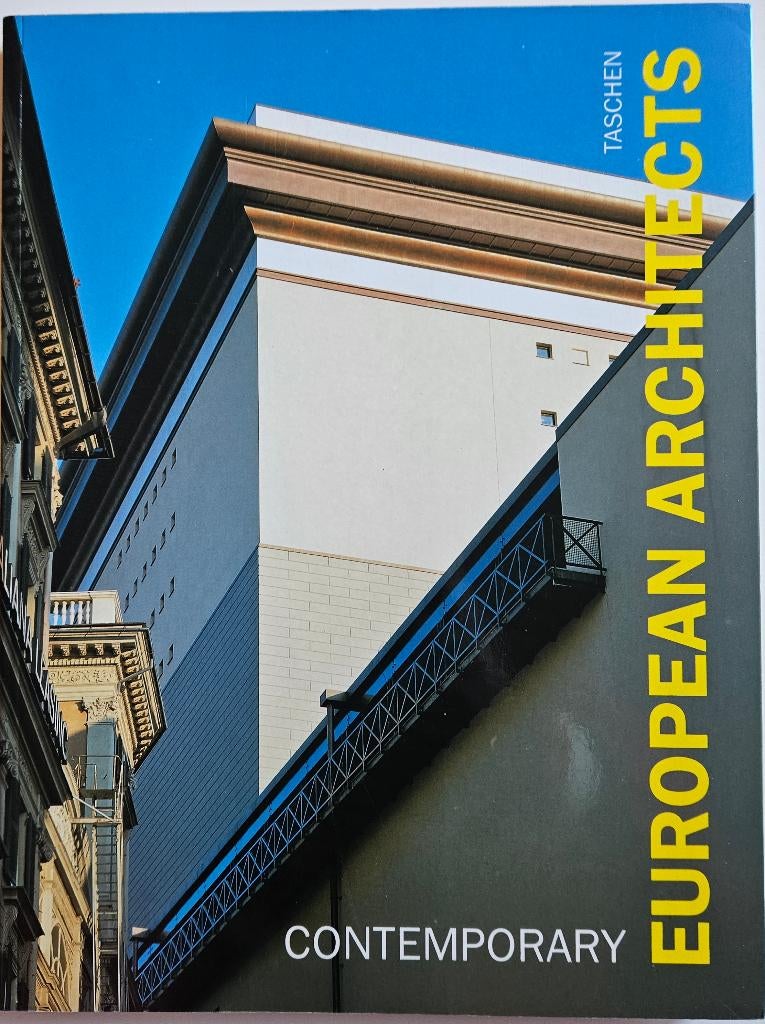Contemporary European Architects - Taschen - 1991, Boeken, Kunst en Cultuur | Architectuur, Zo goed als nieuw, Architecten, Ophalen of Verzenden
