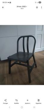 Lots de 4 chaises Ikea PS gris foncé, Gris, Bois
