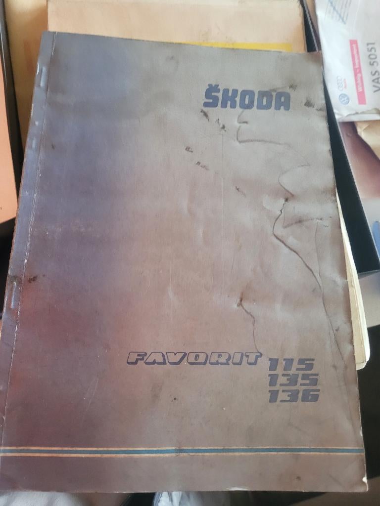 Manuel Technique Atelier Skoda Favorit - Boite & Moteur, Enlèvement, Utilisé