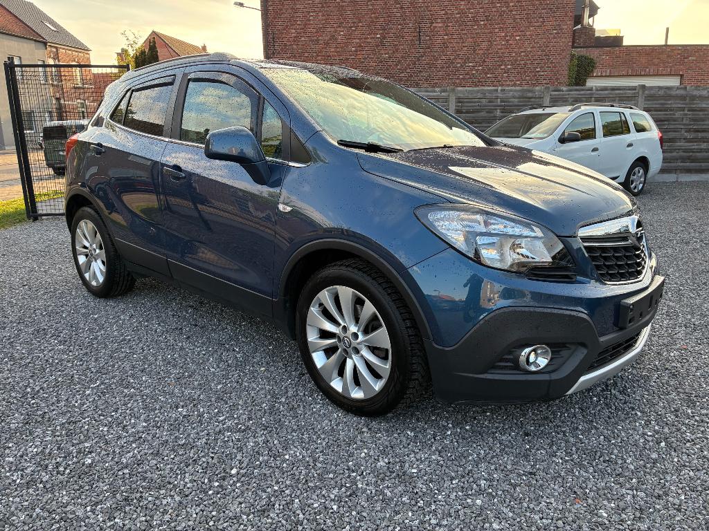 Opel mokka 1.4 turbo 140pk AC NAVI LEDER CAMERA Garantie !!!, Euro 6, Leder, Bedrijf, 1364 cc