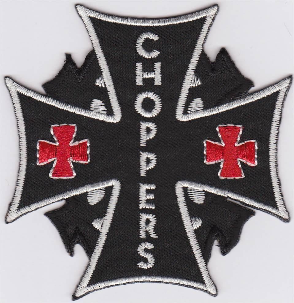 Choppers stoffen opstrijk patch embleem #3, Motos, Accessoires | Autre, Neuf, Envoi