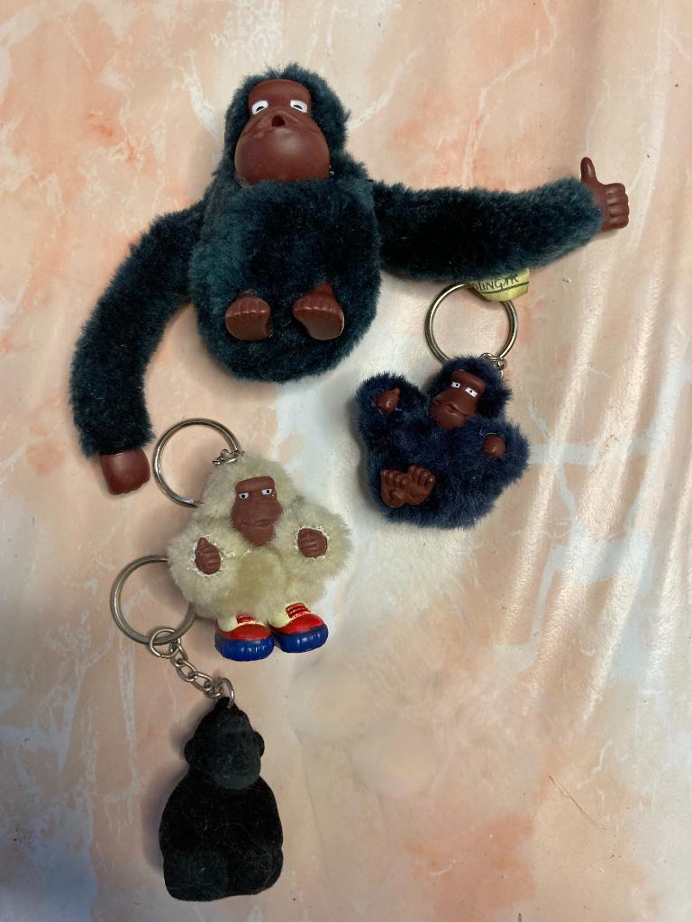 4 Kipling aapjes, Verzamelen, Ophalen of Verzenden, Zo goed als nieuw, Dier of Natuur