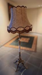 Antieke staanlamp met bronzen onderstel, Antiek en Kunst, Ophalen