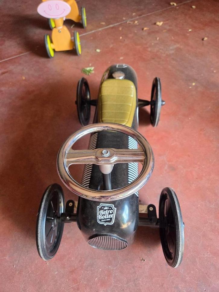 Goki Retro Loopauto Zwart, Enfants & Bébés, Jouets | Extérieur | Véhicules & Draisiennes, Utilisé, Véhicule de marche, Enlèvement