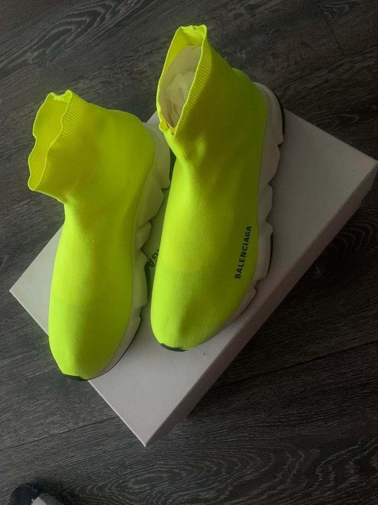 Herensneakers Balenciaga fluo geel Mt 42 Splinternieuw, Ophalen, Overige kleuren, Nieuw, Sneakers
