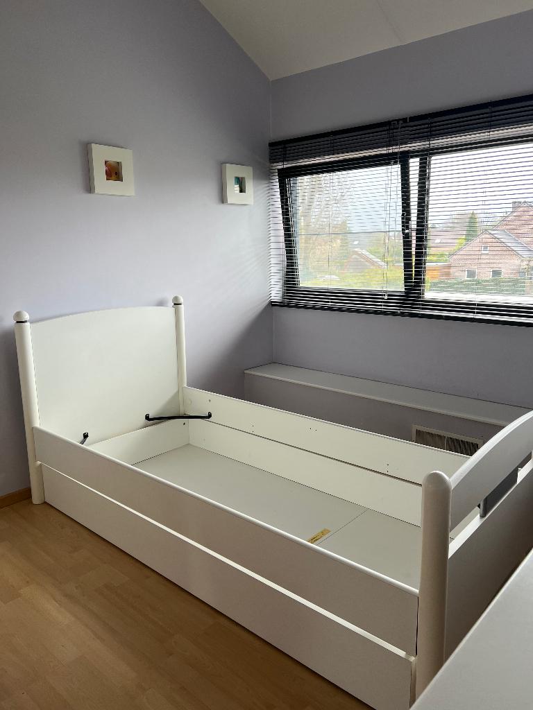 Gautier - éénpersoonsbed met schuif, 90 cm, Une personne, Enlèvement, Utilisé