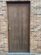 Deur buitendeur houten deur, werkplaatsdeur, Porte extérieure, Enlèvement, Bois, 200 à 215 cm